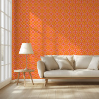 Moderne du milieu du siècle moderne orange jaune g