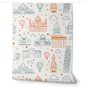 Papier Peint Moderne et élégant monuments européens Wallpaper