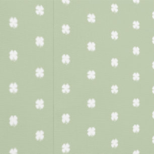 Papier Peint Moderne Russe Lumière Sage Vert Motif de trèfle