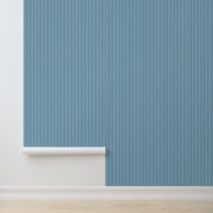 Papier Peint Moderne tendance 1" rayure bleu