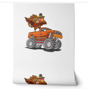 Papier Peint Monster Truck Dabbing Turquie Hooray Joyeux Thanks