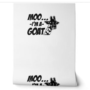 Papier Peint Moo... Je suis une chèvre faune zoogoer drôle gira