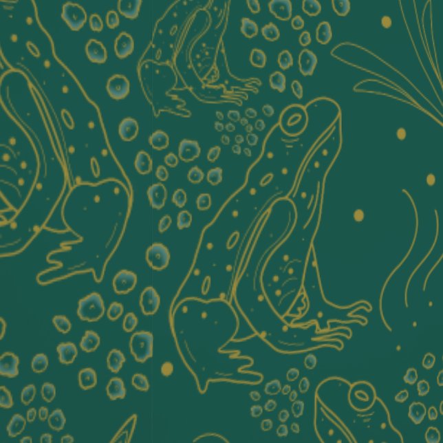 Papier Peint Moss and Mantle Fables in Gold Wallpaper (Couture)
