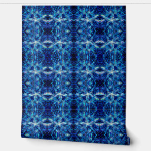 Papier Peint Motif Abstrait de feux bleus