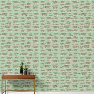 Papier Peint Motif animal Jungle Jaguar