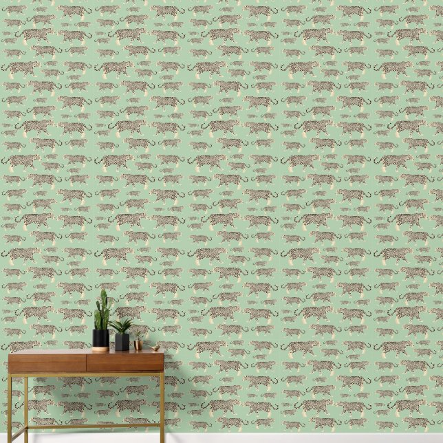 Papier Peint Motif animal Jungle Jaguar (Couloir)