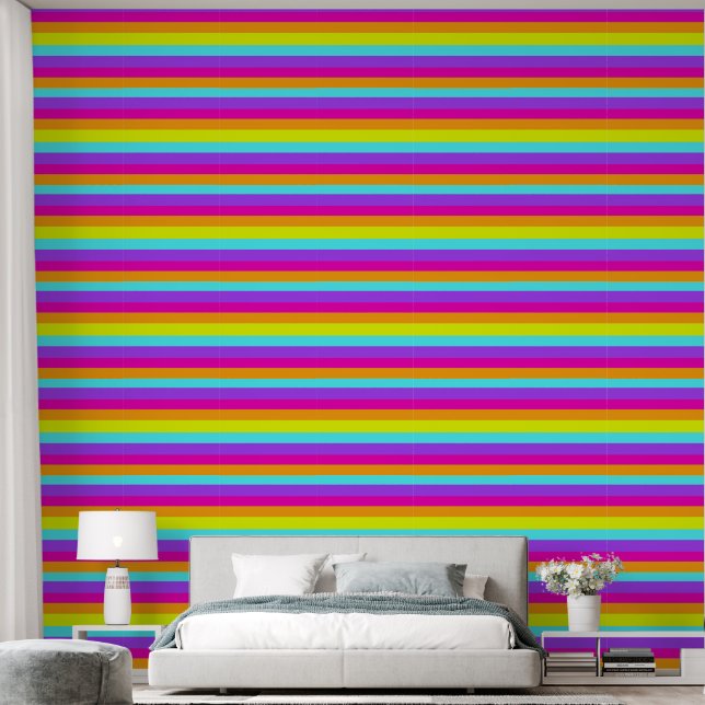 Papier Peint Motif arc-en-ciel (Chambre à coucher)