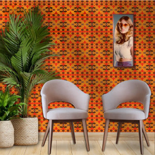 Papier Peint Motif Bulles Rétro Groovy 60's 70's