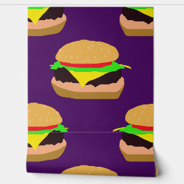 Papier Peint Motif Burger