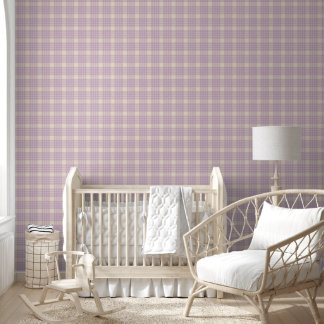 Papier Peint Motif carreaux rose abstrait vintage dans un style