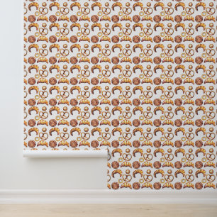 Papier Peint Motif carrelé de pain cuit