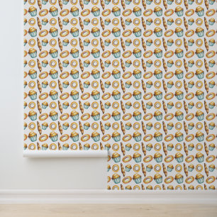 Papier Peint Motif carrelé de pain cuit