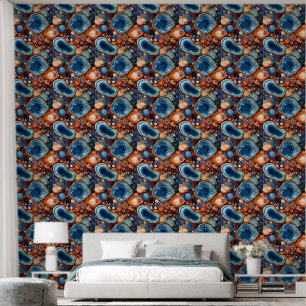 Papier Peint Motif carrelé Faux agate
