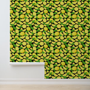 Papier Peint Motif citron