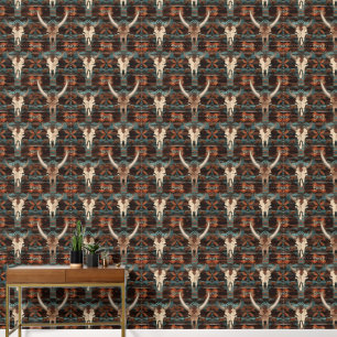 Papier Peint motif cool en faux bois