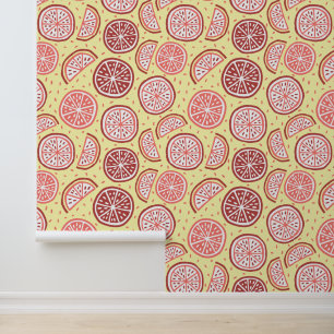 Papier Peint Motif couleur agrumes
