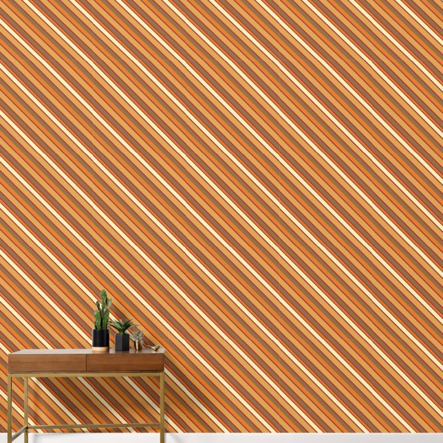 Papier Peint Motif de bande amusant carrelé (Couloir)