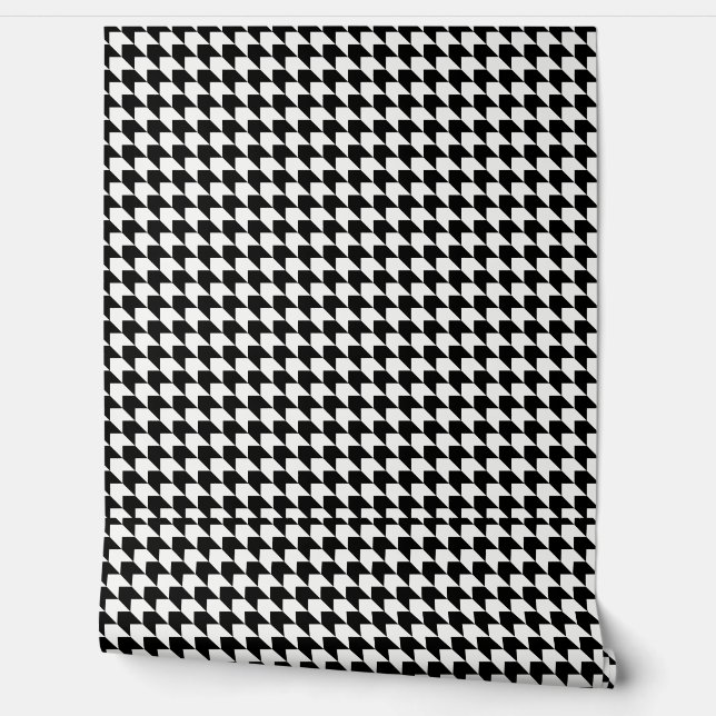Papier Peint Motif de base noir classique (Déroulement)