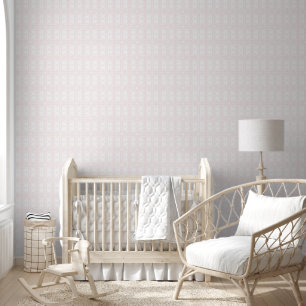 Papier Peint Motif de carrelage rose délicat