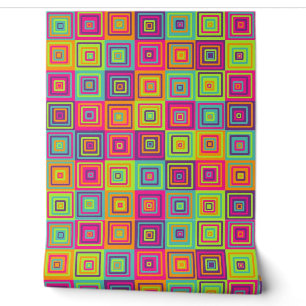 Papier Peint Motif de Carrés