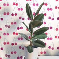 Motif de cerise à l'aquarelle