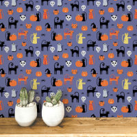 Motif de chats d'Halloween