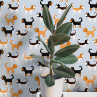 Motif de chien épagneul