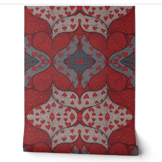 Papier Peint Motif de coeur populaire moderne