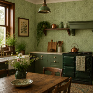 Papier Peint Motif de fleurs et de feuillage de William Morris