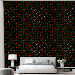 Papier Peint Motif de fraises