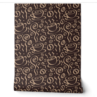 Papier Peint Motif de la coupe du café à vapeur