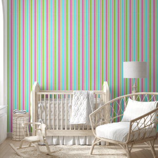 Papier Peint Motif de lignes colorées