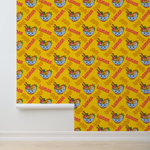Papier Peint Motif de nouilles Ramen mignon