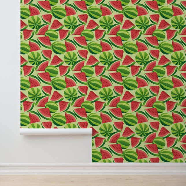Papier Peint Motif de pastèque (Application)