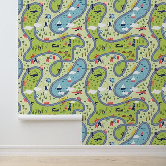 Papier Peint Motif de paysage pour enfants (Application)