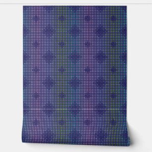 Papier Peint Motif de points holographiques Iridescente