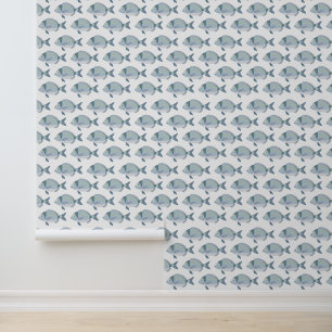 Papier Peint Motif de poisson