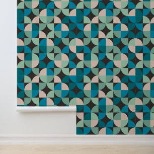 Papier Peint Motif des années 60 Vintage rétro