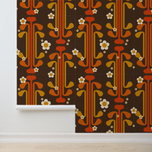 Papier Peint motif des années 70 super