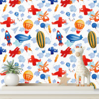 Motif des avions pour enfants mignons Hélicoptères