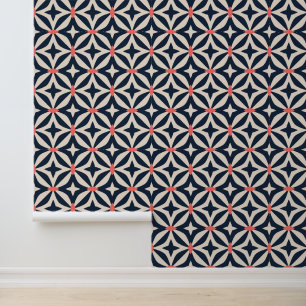 Papier Peint Motif d'étoile géométrique