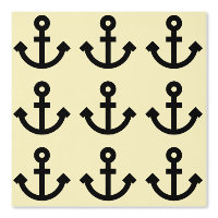 Motif d'icône d'Ancre personnalisable sur Blond Ye