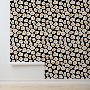 Papier Peint motif d'oeufs carrelés cool