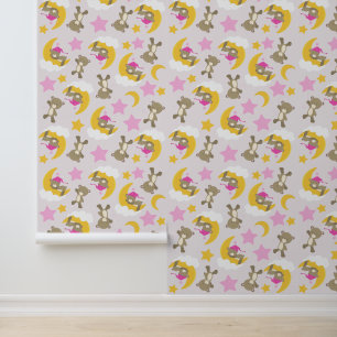 Papier Peint Motif D'Ours, Nounours, Mignons Ours, Étoiles