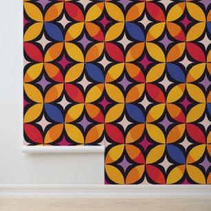 Papier Peint Motif étoile rétro Maximaliste
