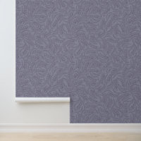 Motif feuille moderne violet