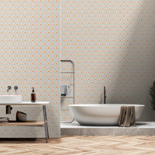 Papier Peint Motif floral de printemps neutre simple