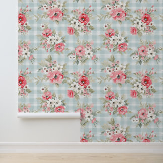 Papier Peint Motif floral shabby chic