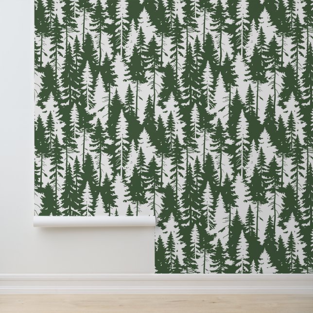 Papier Peint Motif forestier (Application)