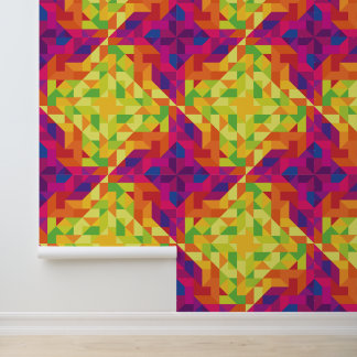 Papier Peint Motif géométrique dynamique et audacieux